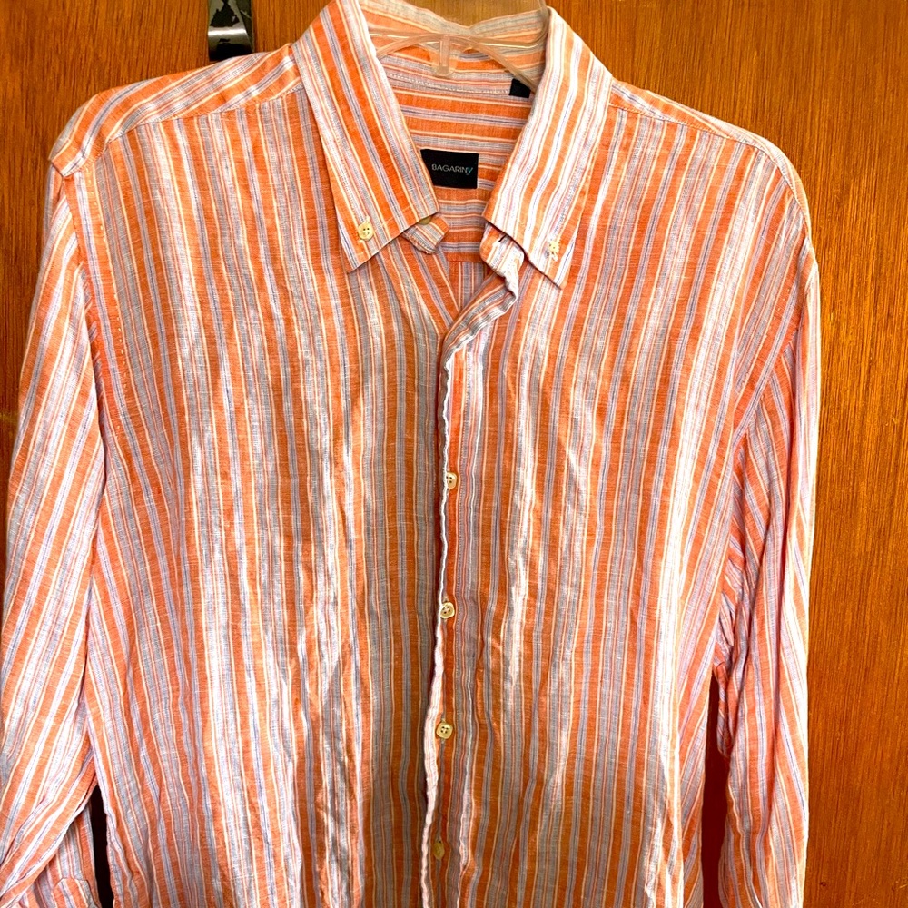 Bagariny Mens Linen Shirt.